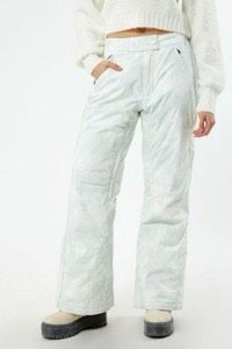 New Free People X Fp Movement Bunny Slope Printed Ski Pants Size Xs